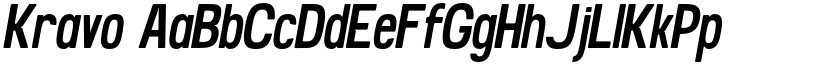 Kravo font