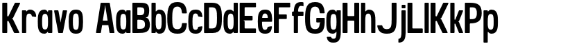 Kravo font download