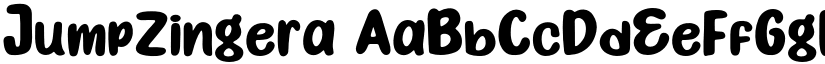 JumpZingera font download