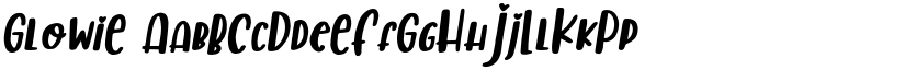 Glowie font