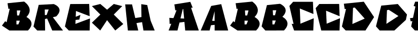 Brexh font