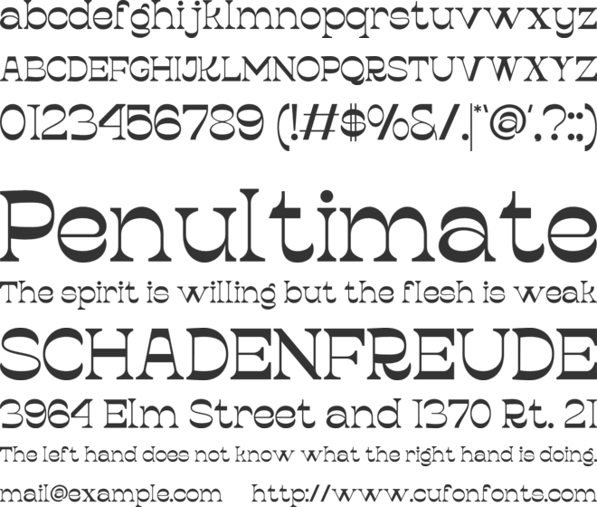 Barque cultura font preview