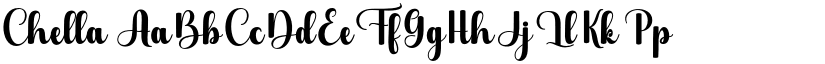 Chella font
