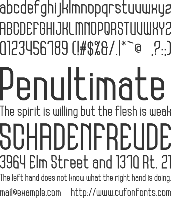 ROLLIVIA font preview