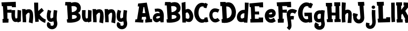 Funky Bunny font