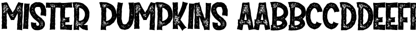 Mister Pumpkins font