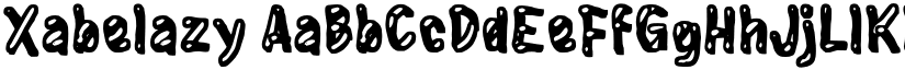 Xabelazy font download