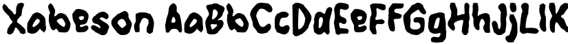 Xabeson font