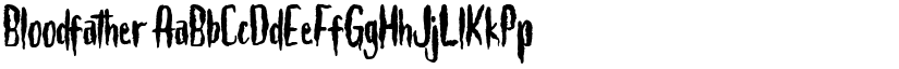 Bloodfather font