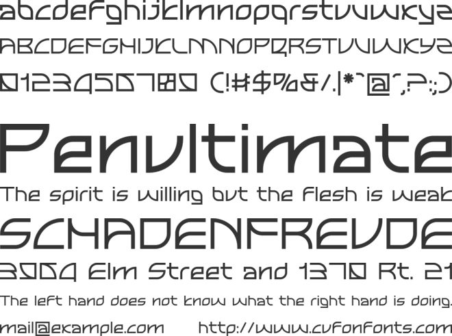 Elltaneixy font preview