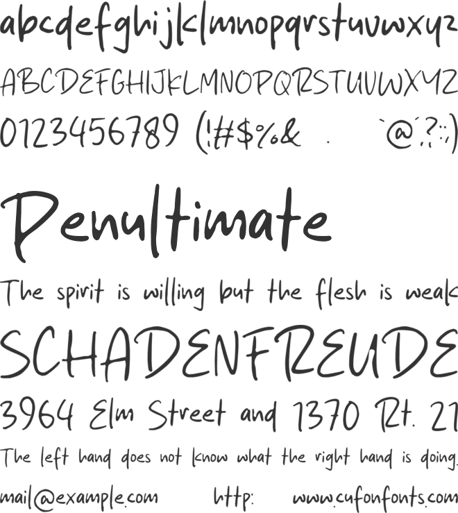 Classic Rise font preview