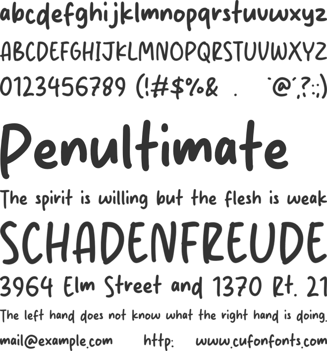Goldy Coffee font preview