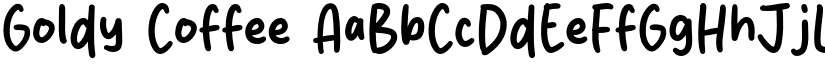 Goldy Coffee font