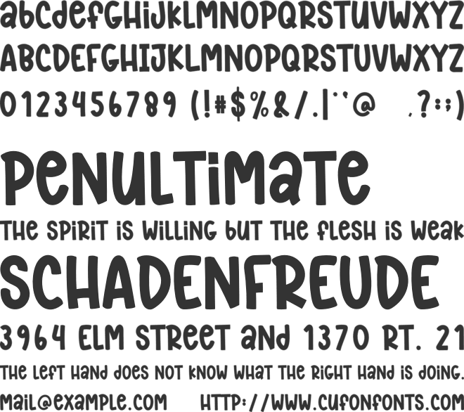 MARKER BOARD font preview