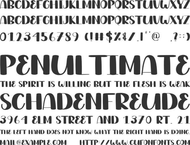 Love Daddy font preview