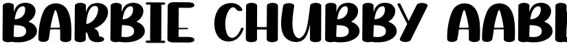 Barbie Chubby font download