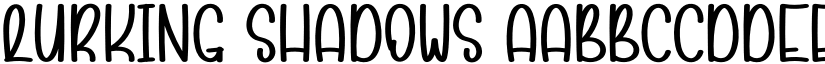 Lurking Shadows font