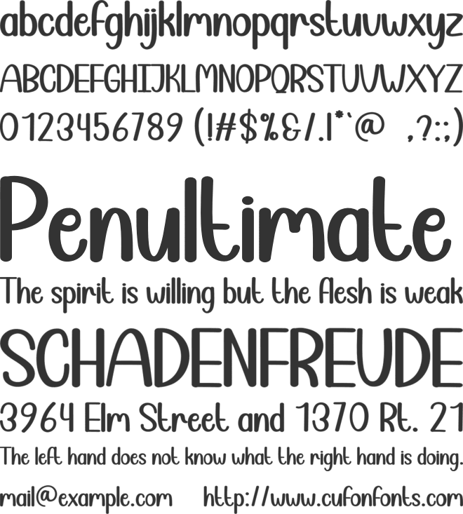 Halloween Market font preview