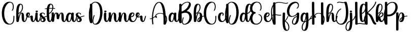 Christmas Dinner font