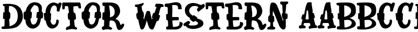 Doctor Western font download