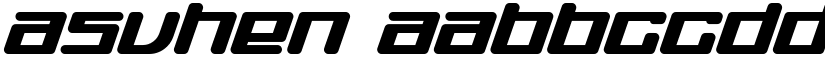ASVHEN font download
