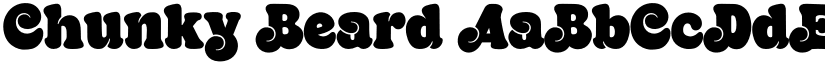 Chunky Beard font