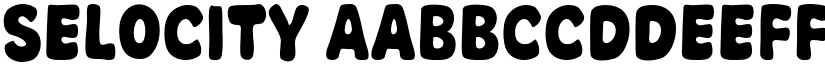 Selocity font