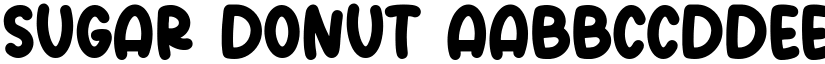 Sugar Donut font