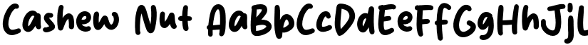 Cashew Nut font