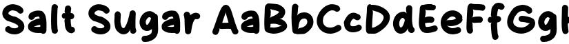 Salt Sugar font download
