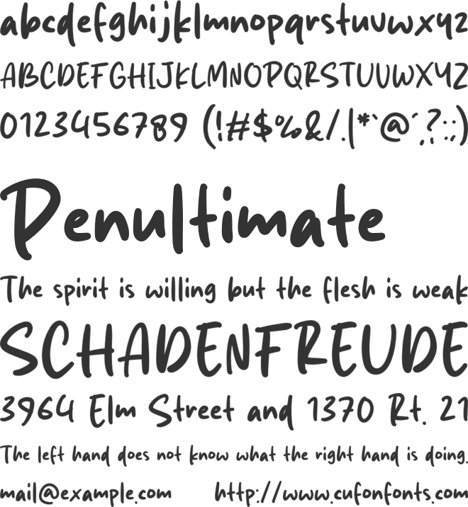 Beauty Cherry font preview