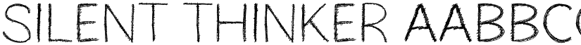 Silent Thinker font