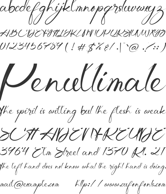 Jocelyn Sadnight font preview