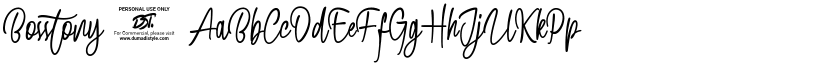 Bosstony 2 font download