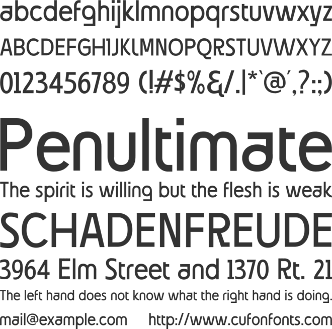 Rogicha font preview