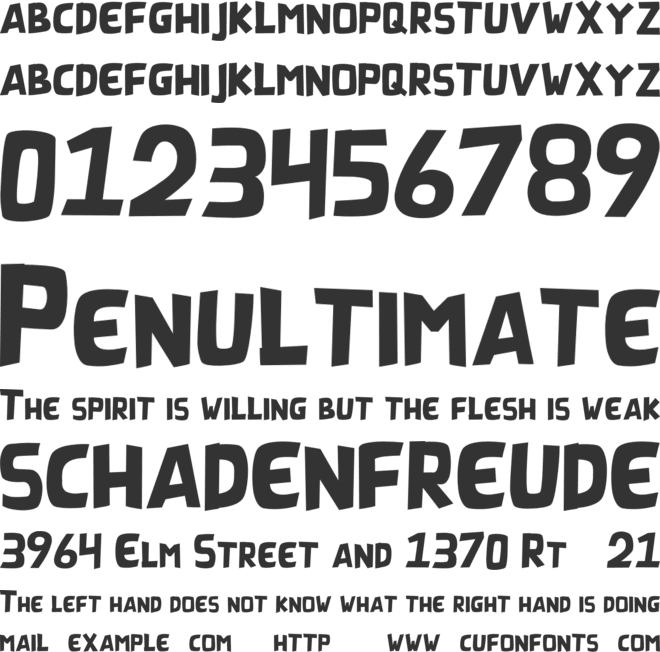 YELLOTONE font preview