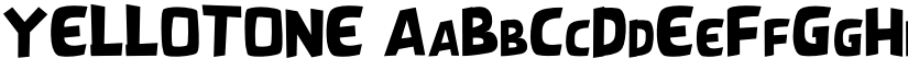 YELLOTONE font