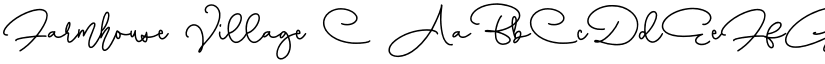 Farmhouse Village C font