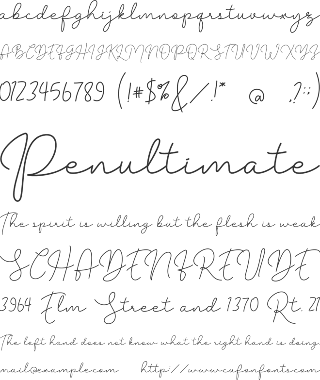 Filosofia Script font preview