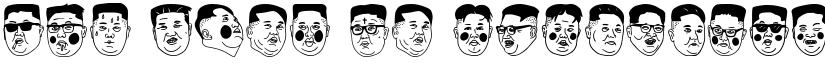 Kim Jong Un font download