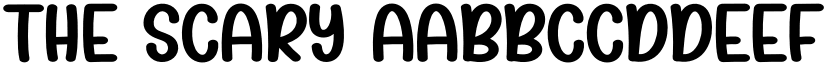 The Scary font