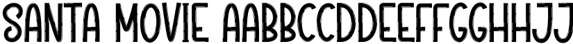 Santa Movie font