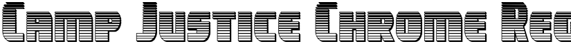 Camp Justice Chrome Regular font