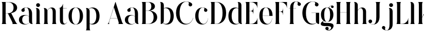 Raintop font download