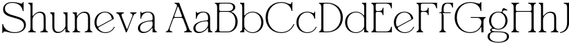 Shuneva font