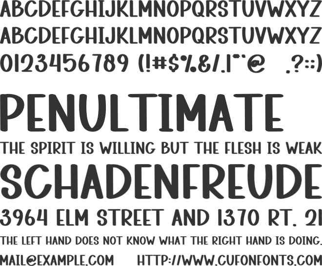 Winter Reedem font preview