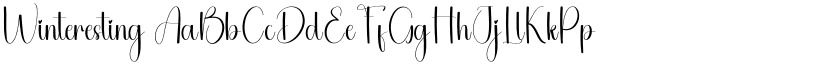 Winteresting font download