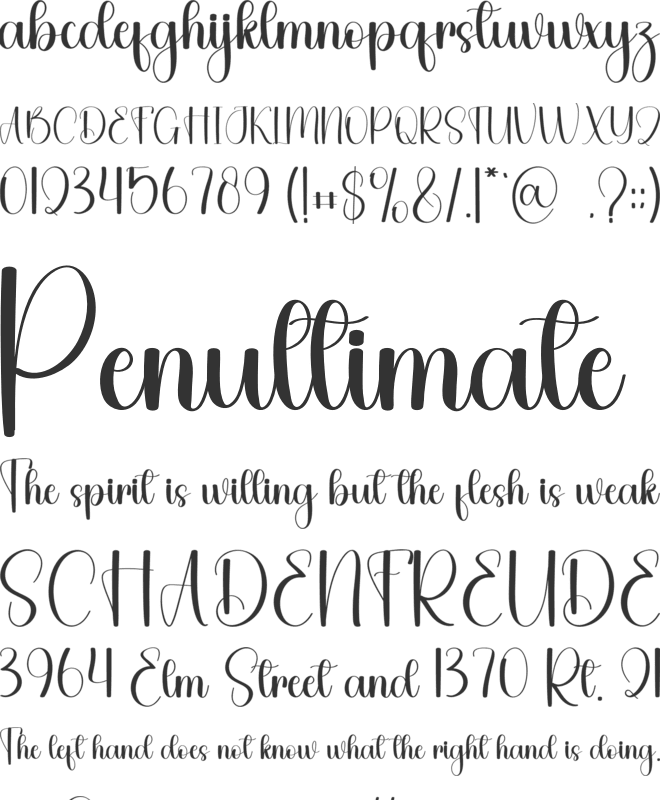 Christmas Drawing font preview