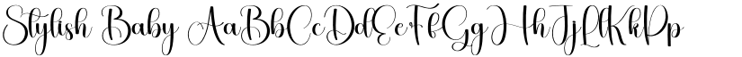 Stylish Baby font