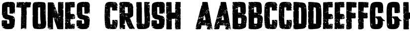 Stones Crush font